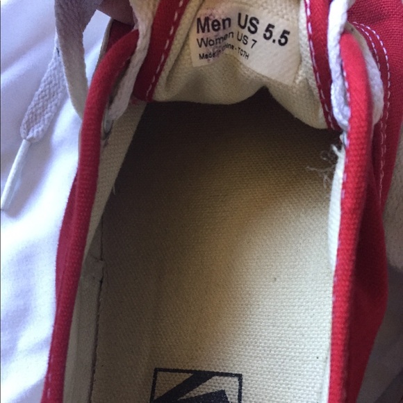 Red Vans - Picture 2 of 4